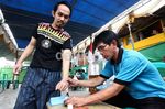 Ramai-ramai Nyoblos di Pasar Tanah Abang