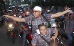 Menang Quick Count, Pendukung Jokowi Konvoi