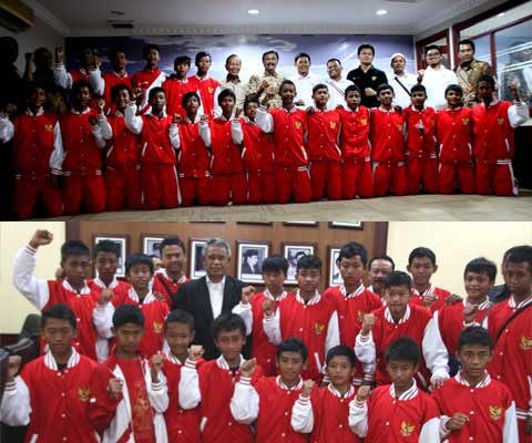 Menpora dan Ketum PSSI Dukung Tim Yamaha U-13 Indonesia Juara