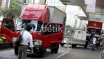 Truk-truk Pengangkut Mejeng di JCC