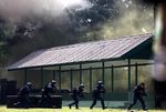 Atraksi Militer Sambut Komandan Marinir Korea