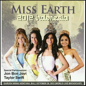 Wow, Miss Earth 2012 Bali Akan Dimeriahkan Taylor Swift dan Bon Jovi!