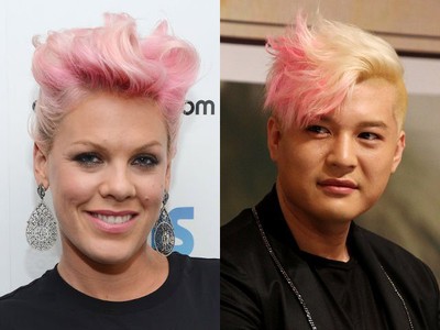 Rambut Merah Jambu Shindong SuJu Vs Pink