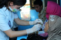 GM Indonesia bekerjasama dengan klinik gigi iDental Health Care melayani sekitar  500 masyarakat dalam kegiatan tersebut. (dok Chevrolet).