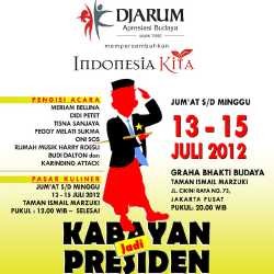 Agenda Budaya Akhir Pekan: Kabayan Jadi Presiden