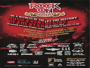 Rock On Surabaya Siap Digelar Esok