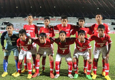 Aksi Garuda Cilik Lawan Malaysia