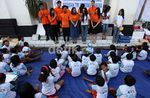 Abnon Jakbar Berbagi Ilmu dengan Anak Jalanan