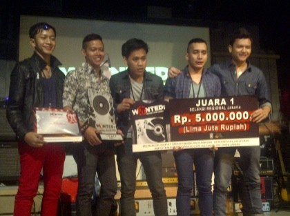 De Neno Pemenang Wanted 2012 Regional Jakarta