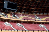 Pembangunan Main Stadium Riau ini desain dengan konsep rangka perahu yang bermaterial impor dari Jerman.