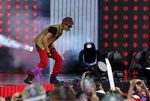 Aksi Justin Bieber di MTV World Stage 2012