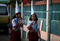 Seperti terlihat di MTS 27, Joglo, Jakarta, Senin (16/7).