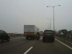 Motor Pomal Ganggu Pengendara di Tol