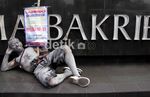 Korban Lapindo Nangkring di Wisma Bakrie