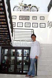 Eko berharap WarunKomando miliknya bisa diapresiasi baik oleh masyarakat. Herianto Batubara/detikHOT.