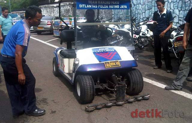 6 Lokasi Rawan Ranjau Paku di Jakarta