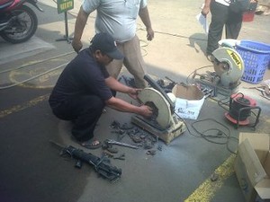 Kejari Jakarta Timur Musnahkan 47 Kg Ganja & 72 Senpi Rakitan