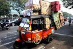 Kelebihan Muatan, Bajaj Ditilang