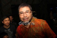 Penyanyi Harvey Malaihollo saat ditemui di jumpa pers Tembang Harmoni. Gusmun/detikHot.