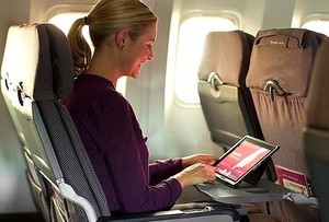 Wuiih! Naik Qantas Disediakan iPad