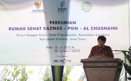 PGN Bangun Rumah Sehat di Sidoarjo