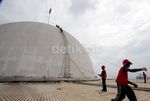 Kubah Raksasa Istiqlal Dipercantik