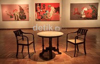 Pameran ini menampilkan 20 karya lukis.