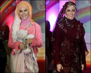 10 Gaya Selebriti Saat Memakai Hijab