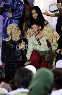 Olga, Raffi Ahmad, Jessica Iskandar, Melaney Ricardo, Opie Kumis dan Nizam turut memeriahkan acara tersebut