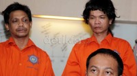 Kedua tersangka disersi ini ditangkap Jumat lalu dirumah salah satu pelaku di Pondok Labu, Jaksel.