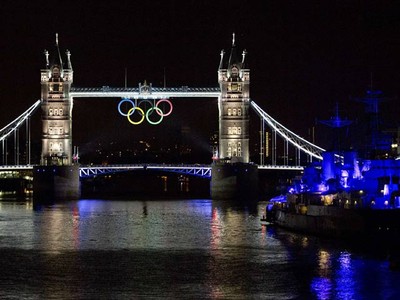 Sambut Olimpiade, London Bertabur Cahaya