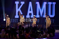 Hits Kamu tentunya tidak lupa dibawakan oleh Aldi, Bastian, Rizky dan Iqbaal.