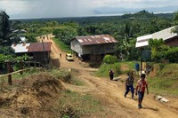Sebanyak 150 warga dua Dusun yaitu Dusun Laurdes Desa Sungai Limau dan Dusun Perjoko Desa Maspul, kini sudah dapat bisamenikmati penerangan dimalam hari. (Humas PLN)