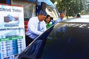Asyik, Kini Tukar Uang Baru di BI tak Perlu Parkir Mobil