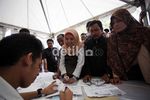 Berdesak-desakan Demi Tiket Mudik Gratis