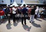 Berdesak-desakan Demi Tiket Mudik Gratis