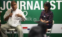 Peluncuran Porgram Permata PhotoJournalist  Grant II di tower Permata Bank, Jakarta (24/7).