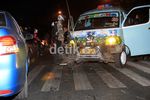 Angkot Tabrak Trotoar di Perempatan Condet
