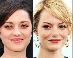 Tips Memakai Eyeshadow Warna Oranye Neon Ala Emma Stone