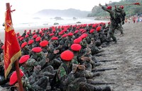 Sebanyak 169 personel dinyatakan lulus dalam kursus komando tersebut. (Pen Kopassus).