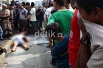 Pemotor Tewas Tertabrak TransJ