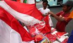 Jelang HUT RI Penjual Bendera Bermunculan