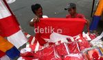 Jelang HUT RI Penjual Bendera Bermunculan