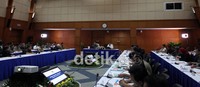 Suasana rapat kabinet terbatas bidang pendidikan.