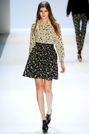 Jill Stuart, Fall/Winter 2012. New York Fashion Week 2012. [dok. Jill Stuart]