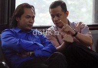 Dhana menunggu sidang di ruang terdakwa Pengadilan Tipikor, Jakarta. (Ramses/detikcom).