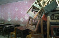 Gedung yang beralamat di jalan Mangga Besar XIII, Sawah Besar, Jakarta Pusat ini terakhir kali diperbaiki pada tahun 2000. Namun, pada tahun 2011 lalu mengalami kerusakan berat. Rina Atriana/detikcom.