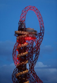 The ArcelorMittal Orbit  di sisi Olympics Stadium. (Photo by Cameron Spencer/Getty Images)