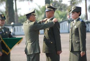 KSAD Lantik 557 Perwira Muda Secapa AD