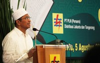 Waktu saya jadi Dirut PLN, saya minta diadakan tadarus seperti ini untuk memberikan dorongan moral. Karena selain memperbaiki listrik, juga memperbaiki mental dan moral, untuk mengurangi korupsi dan lain-lain. Sehingga kita buat acara ini, kata mantan Dirut PLN ini. (Foto: Dok PLN/Agus Tri)